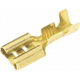 Lapos csúszósaru hüvely 4,8 x 0,8 mm, szigeteletlen, fém, Vogt Verbindungstechnik 3805.60