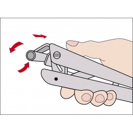 Kábelkés, kábelcsupaszoló, blankoló 4/28 mm 0.5/6 mm²-ig WEICON TOOLS Duo-Stripper No. 200 51000200- 12. kép