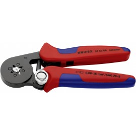 Önbeálló krimpelőfogó érvéghüvelyekhez Knipex 975304