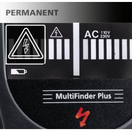 Vezetékkereső, fémkereső, gerendakereső műszer LCD kijelzővel Laserliner MultiFinder Plus 080.965A 2. kép