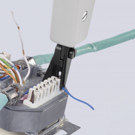 UTP, STP kábel betűző, vezetéktuszkoló szerszám 0,4 - 0,8 mm KNIPEX 97 40 10 5. kép
