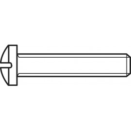 Lencsefejű csavarok, DIN 7985 M2 X 5, 100 részes