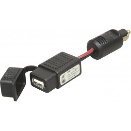 Szivargyújtó USB töltő adapter, vízálló, védősapkával 12V/5V 1A ProCar 68302181