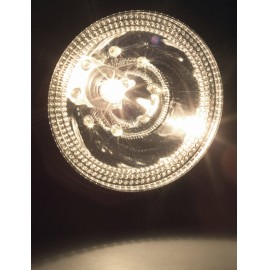 LED-es és halogén kézi reflektor, vízálló akkumulátoros kézilámpa IVT PL-838LB