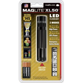 LED-es kézilámpák, Mag-Lite® XL50 XL50-S3016 LED Nagy fényerő> 8,7 óra · Kis fényerő> 36 óra Fekete 4. kép