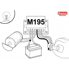 PWM teljesítmény szabályozó modul  9-28 V/DC Kemo M195 5. kép