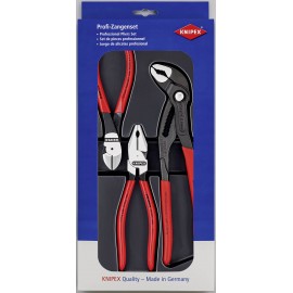 Knipex 00 20 10 Mechanikai fogó készlet, Knipex Cobra vízpumpa fogóval, 3 részes Knipex Kraft-Paket 2. kép