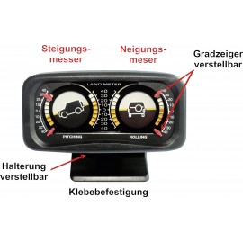 Mechanikus dőlésszögmérő, 40°, 1078140 3. kép