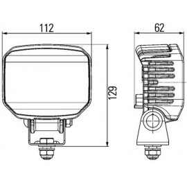 Hella autós, kamionos LED-es fényszóró 12/24V Hella Power Beam 1000 LED 2. kép