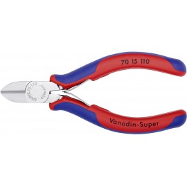 Oldalcsípőfogó, lágy/közepes/kemény huzal max.: Ø 3/2/1,2 mm, Knipex 70 15 110