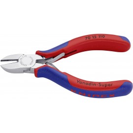 Oldalcsípőfogó, lágy/közepes/kemény huzal max.: Ø 3/2/1,2 mm, Knipex 70 15 110 3. kép