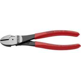 Erőkímélő oldalcsípőfogó, közepes/kemény/zongora huzal max.: Ø 3,8/2,7/2,2 mm, Knipex 74 01 180 4. kép