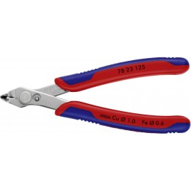 Elektronikai, finommechanikai hajlított fejű csípőfogó 125 mm Knipex Super-Knips 78 23 125