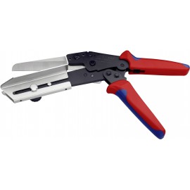 Olló kábelcsatornákhoz 275 mm, barnított, vágóérték max. 6 mm, Knipex 95 02 21 2. kép