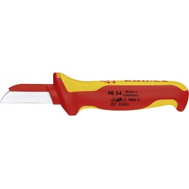 VDE kábelkés 180 mm, műanyag bevonatú pengehát, Knipex 98 54 7. kép