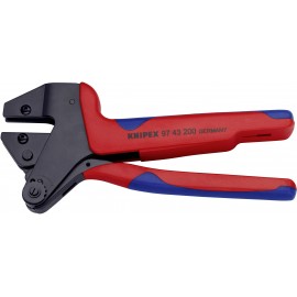 Krimpelő-rendszerfogó cserélhető krimp profilokhoz 200 mm, Knipex 97 43 200 A 3. kép