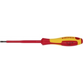 VDE egyenes csavarhúzó, penge szélesség: 4 mm, Knipex 98 20 40