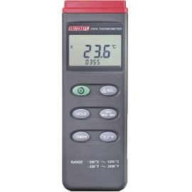 1 csatornás digitális K típusú hőmérő, -200 - +1370 °C, Voltcraft K201