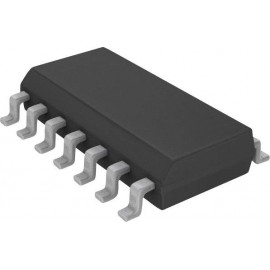 SMD CMOS IC, ház típus: SOIC-14, kivitel: hex inverter, CD4069