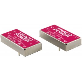 DC/DC átalakító, 10 W, bemeneti szűrő, bemenet: 9 - 18 V/DC, kimenet: ±15 V/DC ±330 mA 10 W, TracoPo