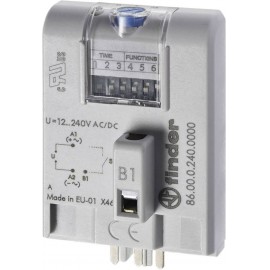 Ipari időkapcsoló modul 12 - 240 V DC/AC, Finder 86.00.0.240