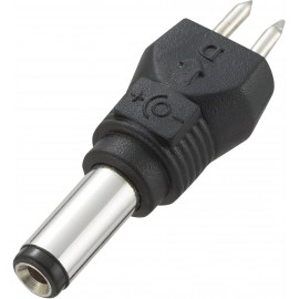 Kisfeszültségű adapter csatlakozó, külső Ø 5 mm, belső Ø 2,1 mm, egyenes, Voltcraft