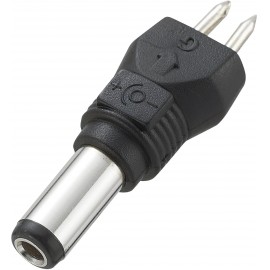 Kisfeszültségű adapter csatlakozó külső Ø 5,5 mm, belső Ø 2,5 mm, egyenes, Voltcraft 93027C29