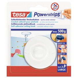 tesa 58029-00020 tesa® Powerstrips mennyezeti kampók/58029-00020-00 fehér, 1 kampó Fehér Tartalom: 1