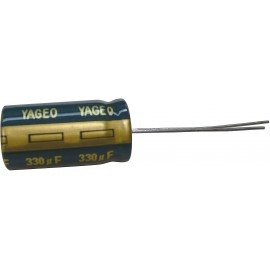 Elektrolit kondenzátor, radiális, álló, RM 3,5 mm 68 µF 35 V 20 % Ø 6 x 11 mm Yageo SY035M0068BZF-06