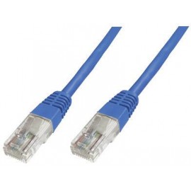 RJ45 Hálózat csatlakozókábel CAT 5e U/UTP 1x RJ45 dugó - 1x RJ45 dugó 0.50 m Kék UL minősített