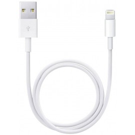 Apple töltőkábel iPhone iPad iPod adatkábel [1x USB 2.0 dugó A - 1x Apple Lightning dugó] 0,5m fehér