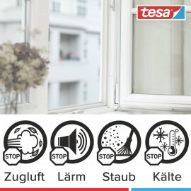 Tesa ablakszigetelő gumi, öntapadó szigetelő csík 6 m x 9 mm Tesamoll® 05428-100 7. kép