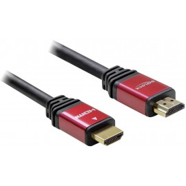 HDMI csatlakozókábel [1x HDMI dugó 1x HDMI dugó] 2 m piros, fekete