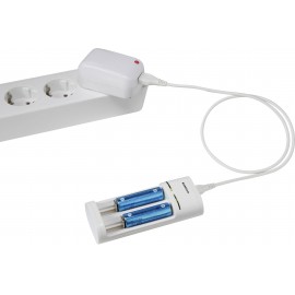 Ceruza AA, mikroceruza AAA akkumulátor töltő, USB-s töltő Basetech BTL-7 4. kép