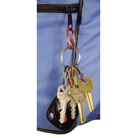 Kulcskarika, ezüst színű, 6 db S-Biner karabínerrel NI-KRGS-11-R3 KeyRing NITE Ize 3. kép