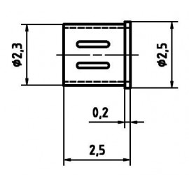 Mérőhegy, rugóérintkezős mérőtüske PTR H 5099-25