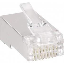 RJ45 moduláris csatlakozó dugó, egyenes, 8P8C, BKL Electronic 143047