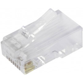 RJ45 moduláris csatlakozó dugó, egyenes, 8P8C, BEL Stewart Connectors SS-37000-002