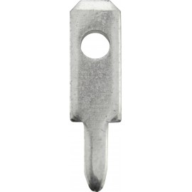 Dugaszoló csúszósaru, 2,8 mm / 0,8 mm 180° szigeteletlen, fémes Vogt Verbindungstechnik 378008.61 10