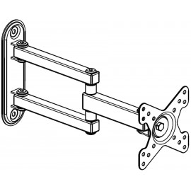 Fali monitortartó, 3 karral, 25,4 - 81 cm (10 - 32), SpeaKa Professional 6. kép