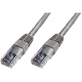 RJ45 Hálózati csatlakozókábel, CAT 5e F/UTP [1x RJ45 dugó - 1x RJ45 dugó] 0,25 m, szürke UL minősíte