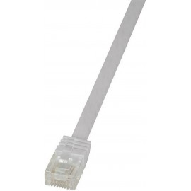 RJ45 Hálózati csatlakozókábel, CAT 6 U/UTP [1x RJ45 dugó - 1x RJ45 dugó] 0,25 m, fehér LogiLink CF20