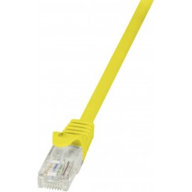 RJ45 Hálózati csatlakozókábel, CAT 6 U/UTP [1x RJ45 dugó - 1x RJ45 dugó] 2 m, sárga LogiLink