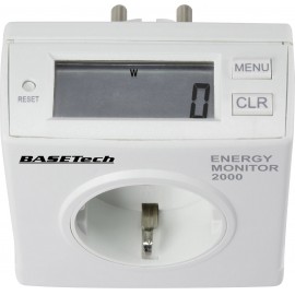 Energiafogyasztás mérő, LCD 0,00-9999,99 kWh, Basetech Energy Monitor 2000 7. kép