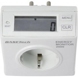 Energiafogyasztás mérő, LCD 0,00-9999,99 kWh, Basetech Energy Monitor 2000 8. kép