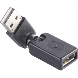 USB 2.0 adapter A/A, 3D csuklóval, Renkforce