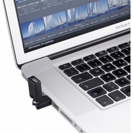 USB 2.0 adapter A/A, 3D csuklóval, Renkforce 3. kép