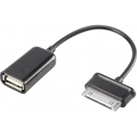USB 2.0 OTG kábel Samsung tabletekhez 10 cm, Renkforce
