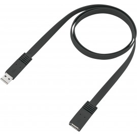 USB 2.0 hosszabbítókábel, A/A, lapos, 1 m, Renkforce 2. kép