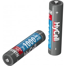 Mikroceruza akku AAA NiMH, 1,2V 1000 mAh, 4 db, HyCell HR3, HR03, UO100557, DC2400, DC2400B4N, LR03